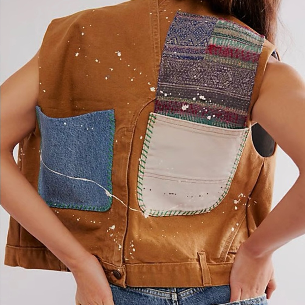 Tricia Fix carhartt mixed vest size small - Picture 3 of 6